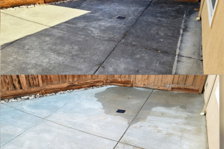 Concrete cleaning